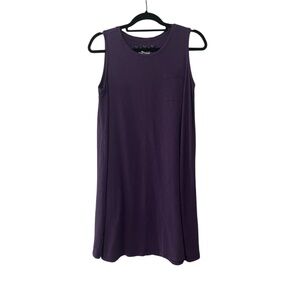 Lucy & Laurel Women’s Purple Sleeveless T-Shirt Dress Size M